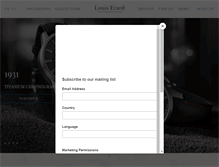 Tablet Screenshot of montres-louiserard.ch